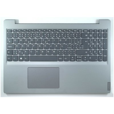 česká klávesnice Lenovo IdeaPad S145-15 šedá CZ/SK stříbrný palmrest – Zboží Živě