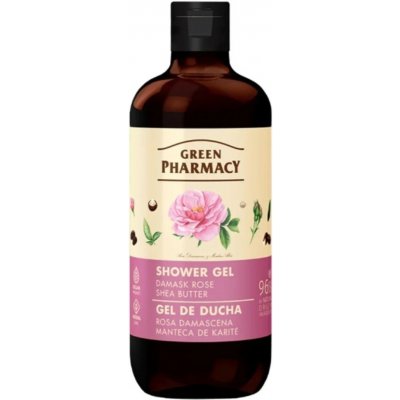 Green Pharmacy Body Care Muscat Rose & Green Tea sprchový gel 0% Parabens Silicones PEG 500 ml – Hledejceny.cz