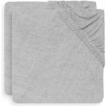 Jollein Potah na podložku 2 ks froté Storm Grey 50 x 70 – Zboží Dáma