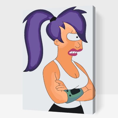 Vymalujsisam.cz Malování podle čísel Futurama Leela