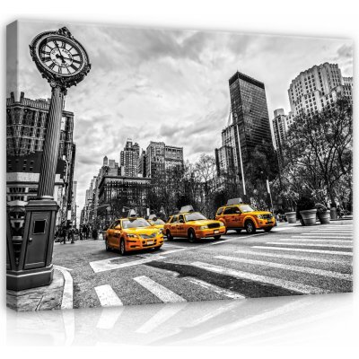 Postershop Obraz na plátně: New York (Taxi) - 80x60 cm – Zboží Mobilmania