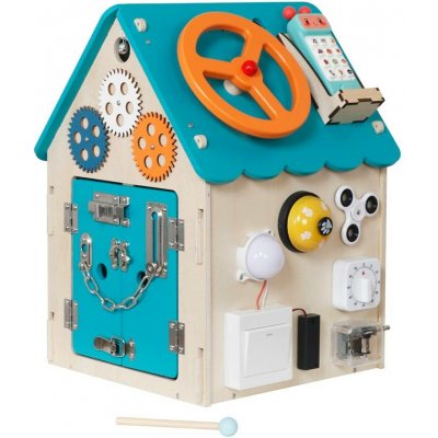 2Kids Toys Activity board Domeček tyrkysový – Hledejceny.cz