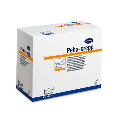 Peha-crepp obinadlo elastické fixační 10cm x 4m/100 ks 3031631 – Hledejceny.cz