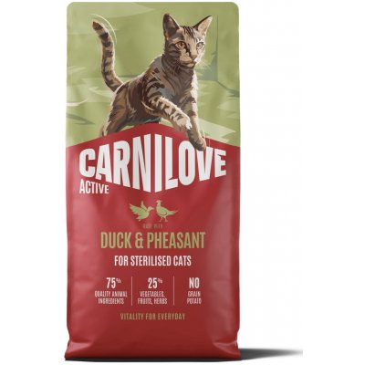 Carnilove Active Adult Cat All Breeds Sterilised Duck and Pheasant 6 kg – Hledejceny.cz