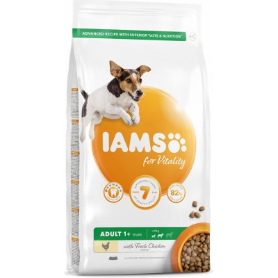 Iams Dog Adult Small & Medium s kuřecím masem 3 kg – Zboží Mobilmania