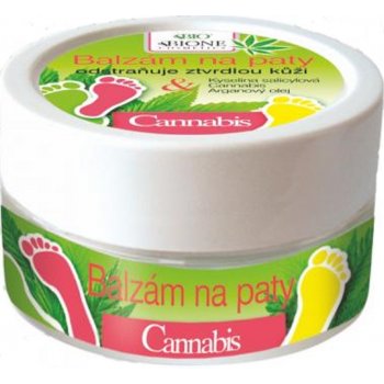 Bione Cosmetics Cannabis balzám na ztvrdlou pokožku na paty 150 ml