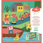 Djeco Přemístitelné samolepky pro nejmenší Zvířátka – Zboží Dáma