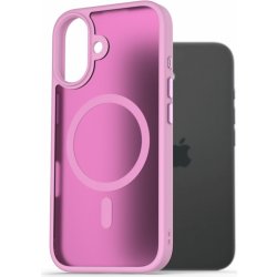 AlzaGuard Matte Case Compatible with Magsafe pro iPhone 16 růžový AGD-PCMM73P