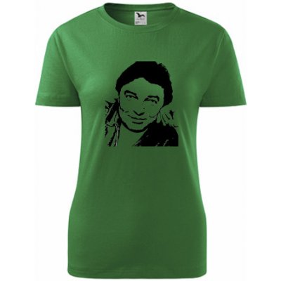 Zelené dámské tričko Karel Gott dárek pro fanynku Káji – Sleviste.cz
