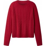esmara Dámský úpletový svetr s podílem vlny červená – Zboží Dáma