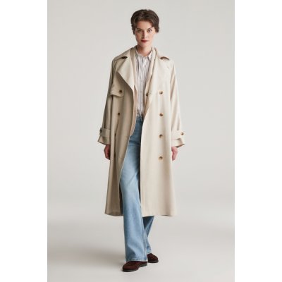 Gant Rel Trench Coat Soft Oat – Zboží Mobilmania