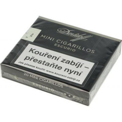 Davidoff Mini Escurio Cigarillos - 20 ks – Zbozi.Blesk.cz