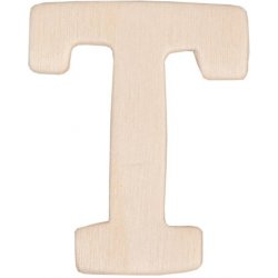 Drewmax Dřevěné písmenko T