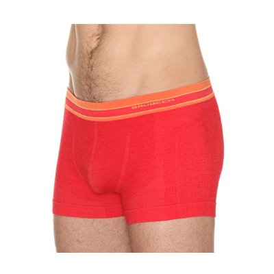 Brubeck pánské boxerky Active wool red