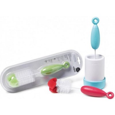 Suavinex kartáč na čištění lahví DUO se stojanem Modrá – Hledejceny.cz