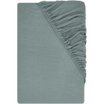 LIVARNO Žerzejové napínací prostěradlo zelená 20x140-160x25 – Zboží Dáma