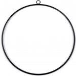 Prima-obchod Kovový kruh na lapač snů k dekorování Ø50 cm 3 černá mat – Zboží Dáma