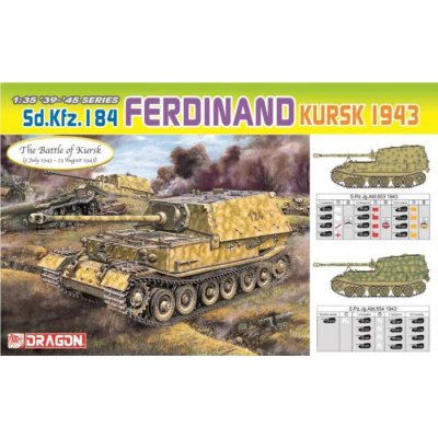 Models Dragon Sd.Kfz. 184 FERDINAND KURSK 1943 6726 1:35 – Zbozi.Blesk.cz