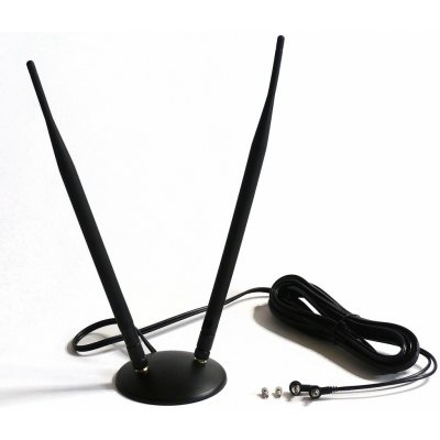 Poynting GSM/3G/LTE CRC9/TS9 dvojitá magnetická anténa, 7dB, kabel 4m GSACR4AZ – Hledejceny.cz