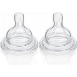 Philips Avent dudlík 2 ks pro novorozence Transparentní – Zboží Dáma