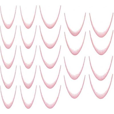 LONEL růžové ombré vodolepky na smile linii světle růžové – Hledejceny.cz