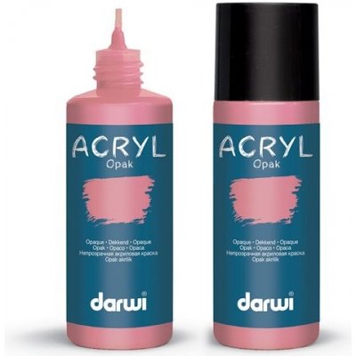 Darwi Acryl Opak akrylová barva 80 ml anglická růžová