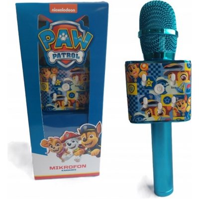 Tlapková patrola BEZDRÁTOVÝ MIKROFON KARAOKE BLUETOOTH CHASE PAW PATROL – Zboží Mobilmania