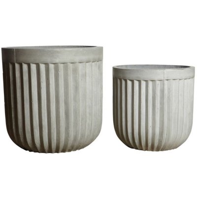 House Doctor Květináče BETON 40/50cm SET/2ks šedé – Hledejceny.cz