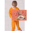 Dětské pyžamo a košilka Chlapecké pyžamo pro malého Skejťáka oranžová