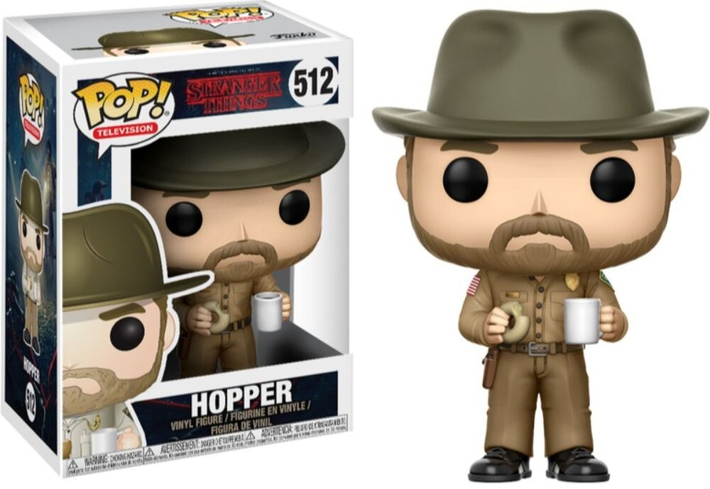 Funko Pop! Stranger Things Hopper with Donut