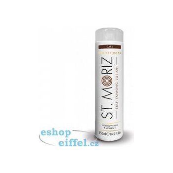 St. Moriz Self Tanning samoopalovací mléko odstín Dark (With Olive Milk and Vitamin E) 250 ml