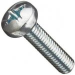 šroub M3*20mm , celozávit , půlkulatá hlava Zn DIN 7985 – Zboží Mobilmania