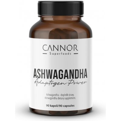 Cannor Ashwagandha 450 mg Adaptogen Power 90 kapslí – Hledejceny.cz