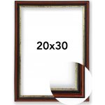 Fotorámeček Paris Rozměr: 20 x 20 cm, Barva: Hnědá, Typ zasklení: Sklo – Hledejceny.cz