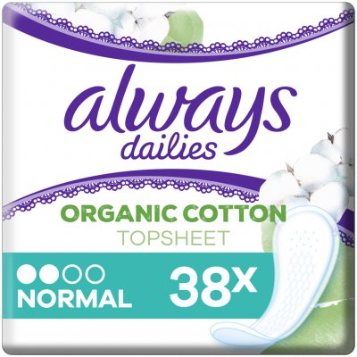 Always Dailies Cotton Protection Intimky Normal 38 ks – Zbozi.Blesk.cz