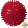Masážní pomůcka Acra masážní ježek 7,5 cm červený