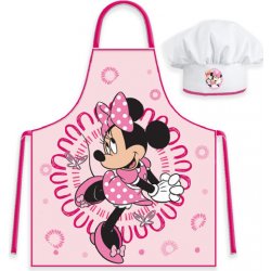 BrandMac Dětská zástěra s čepicí Minnie Mouse Butterfly