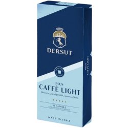 Dersut Caffè Kávové kapsle LIGHT pro lehčí trávení do Nespresso 10 ks