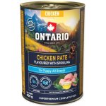 Ontario Puppy kuřecí pate s příchutí spirulíny 400 g – Hledejceny.cz