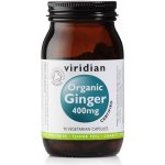 Viridian Organic Ginger 400 mg 90 kapslí – Hledejceny.cz