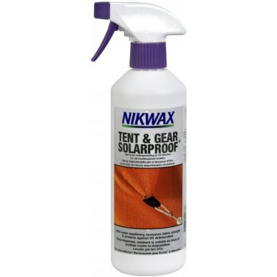 Sprej na impregnaci stanů a markýz Tent & Gear Solarproof Nikwax 500 ml – Hledejceny.cz