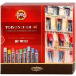 KOH-I-NOOR Křída prašná kulatá souprava TOISON D´OR 8516 48 barev – Zboží Dáma