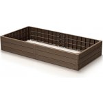 Vyvýšený záhon Prosperplast BASE WOODY hnědý 149,2 cm – Zboží Mobilmania