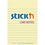 Bloček samolepicí Stick´n 150x101 mm, linkovaný, žlutý – Hledejceny.cz