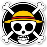 One Piece Samolepka Mugiwara – Zboží Živě