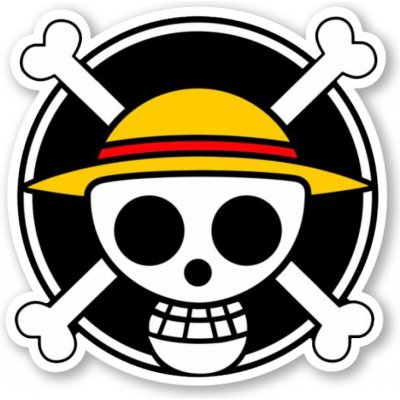 One Piece Samolepka Mugiwara – Zboží Živě