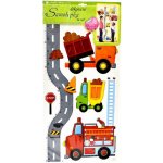 Anděl Přerov Samolepky na zeď dětský metr silnice s auty 120x32cm – Zbozi.Blesk.cz