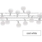 EMOS LED vánoční cherry řetěz kuličky 30 m venkovní i vnitřní studená bílá časovač 1550052002 – Zboží Dáma