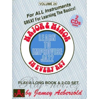 AEBERSOLD PLAY ALONG 24 MAJOR & MINOR IN EVERY KEY + CD