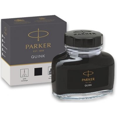 Parker 1502/0150375 lahvičkový inkoust Quink černý – Hledejceny.cz